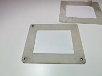 Прокладка лампы освещения 97х82 мм тв. 45 ед. силикон. ШорА св.-серая