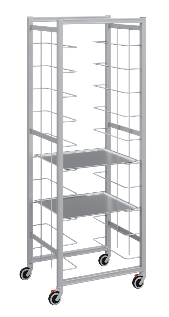 Мобильные тележки KG под GN подносы, В 1600 мм