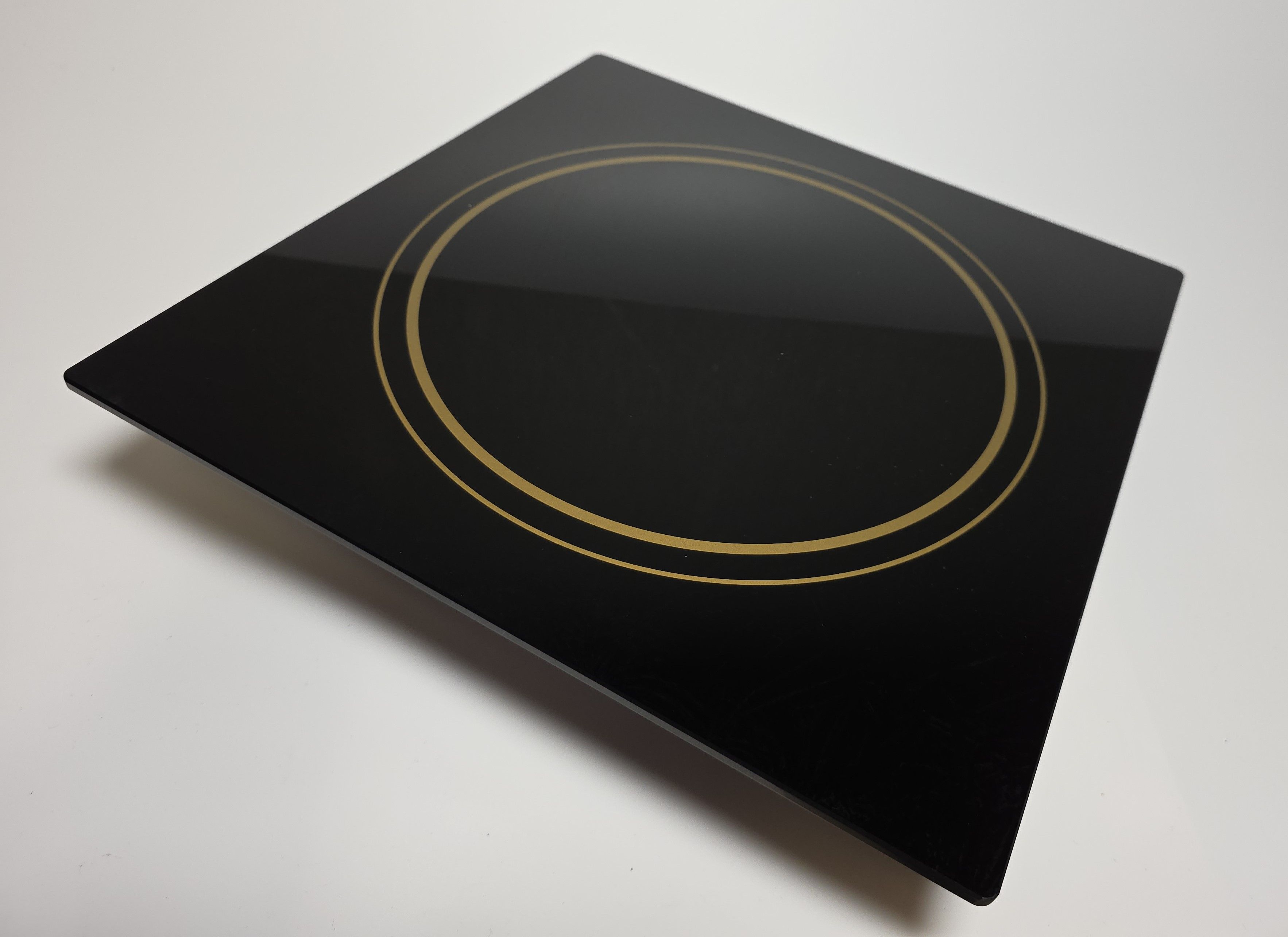 Стекло Luxstahl 340х340х6мм для индукционной плиты усиленное