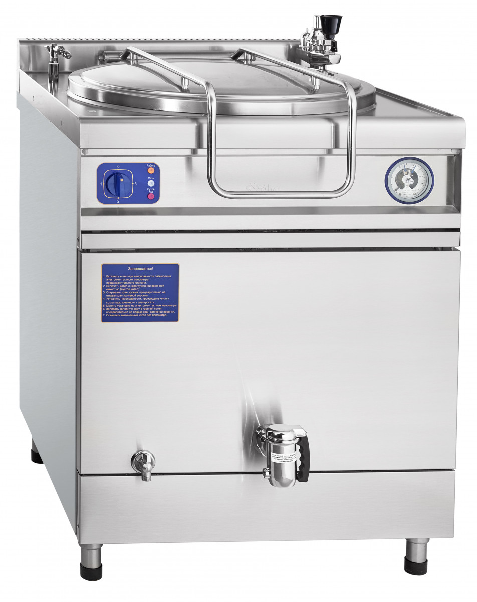 Котел пищеварочный КПЭМ-250/9Т (лицо нерж.) 