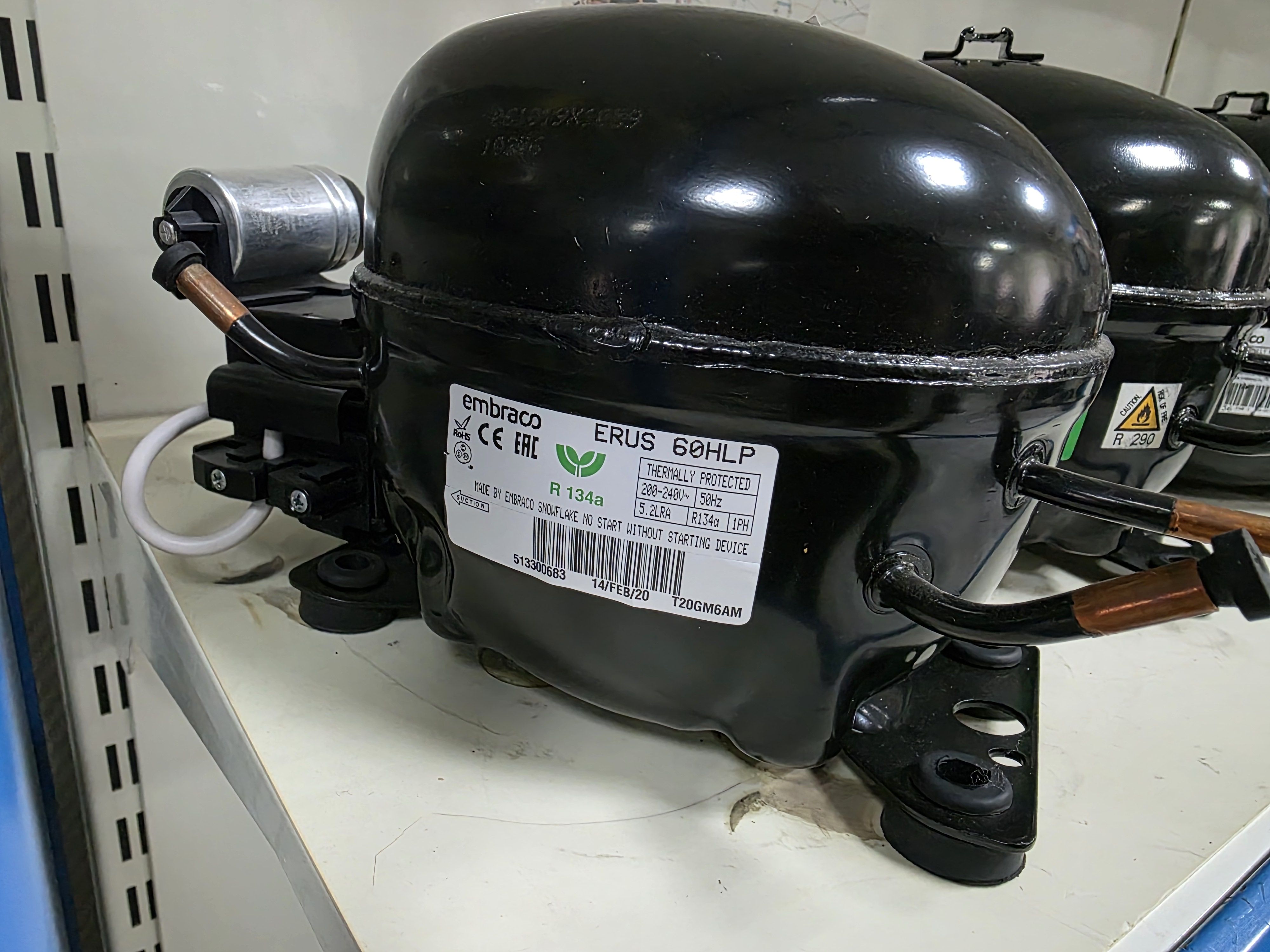 Компрессор ERUS 60HLP 149Вт R134a LBP Embraco