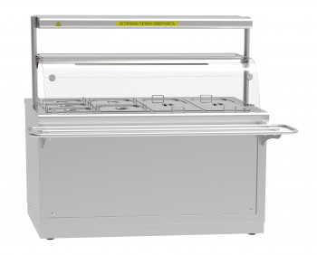 Мармит электрический ЭМК-70Х-01 с подогреваемой полкой 