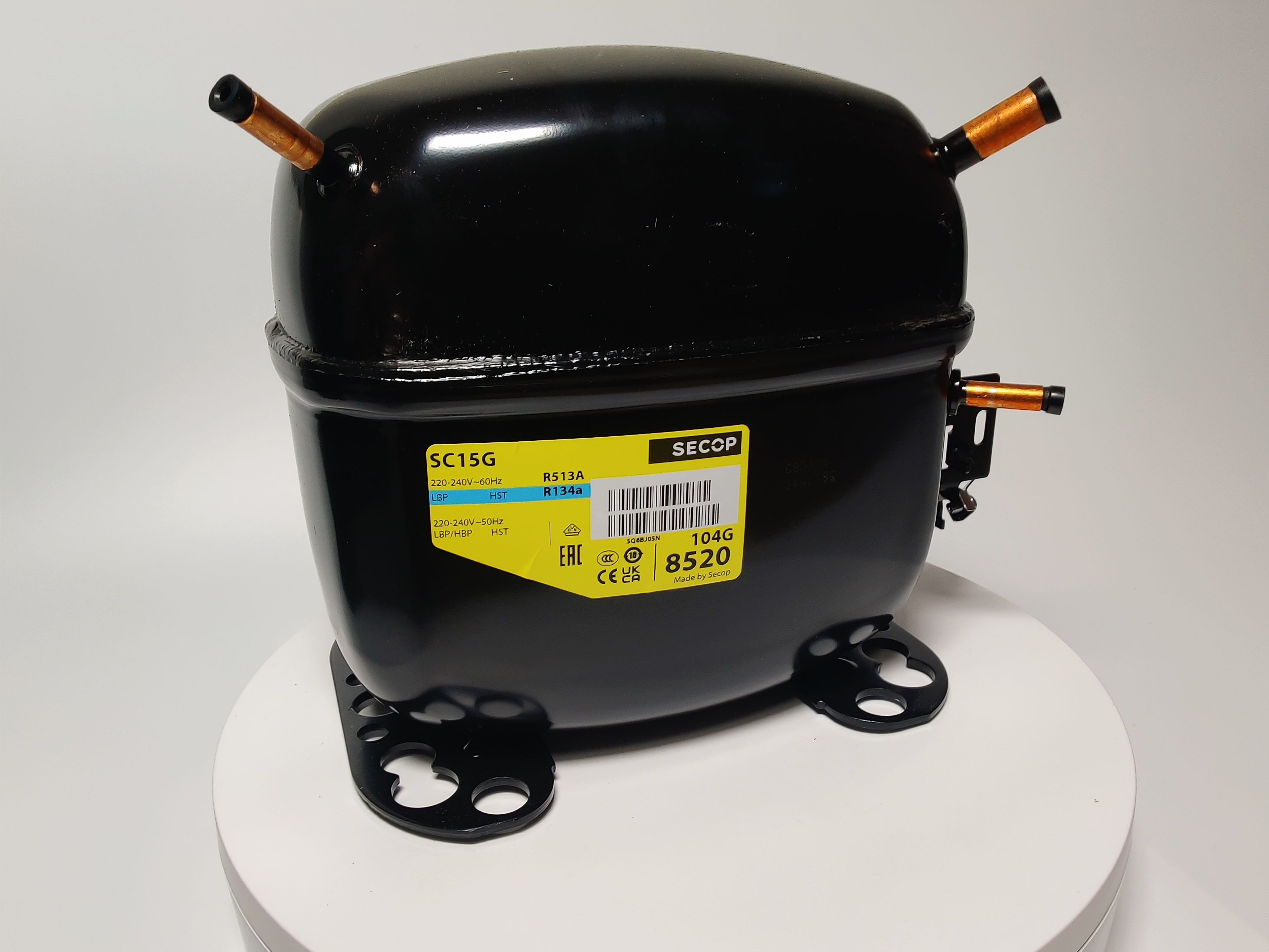 Компрессор SC15G (R134) 261Вт код 104G8520 Secop (Danfoss) LBP/MBP/HBP