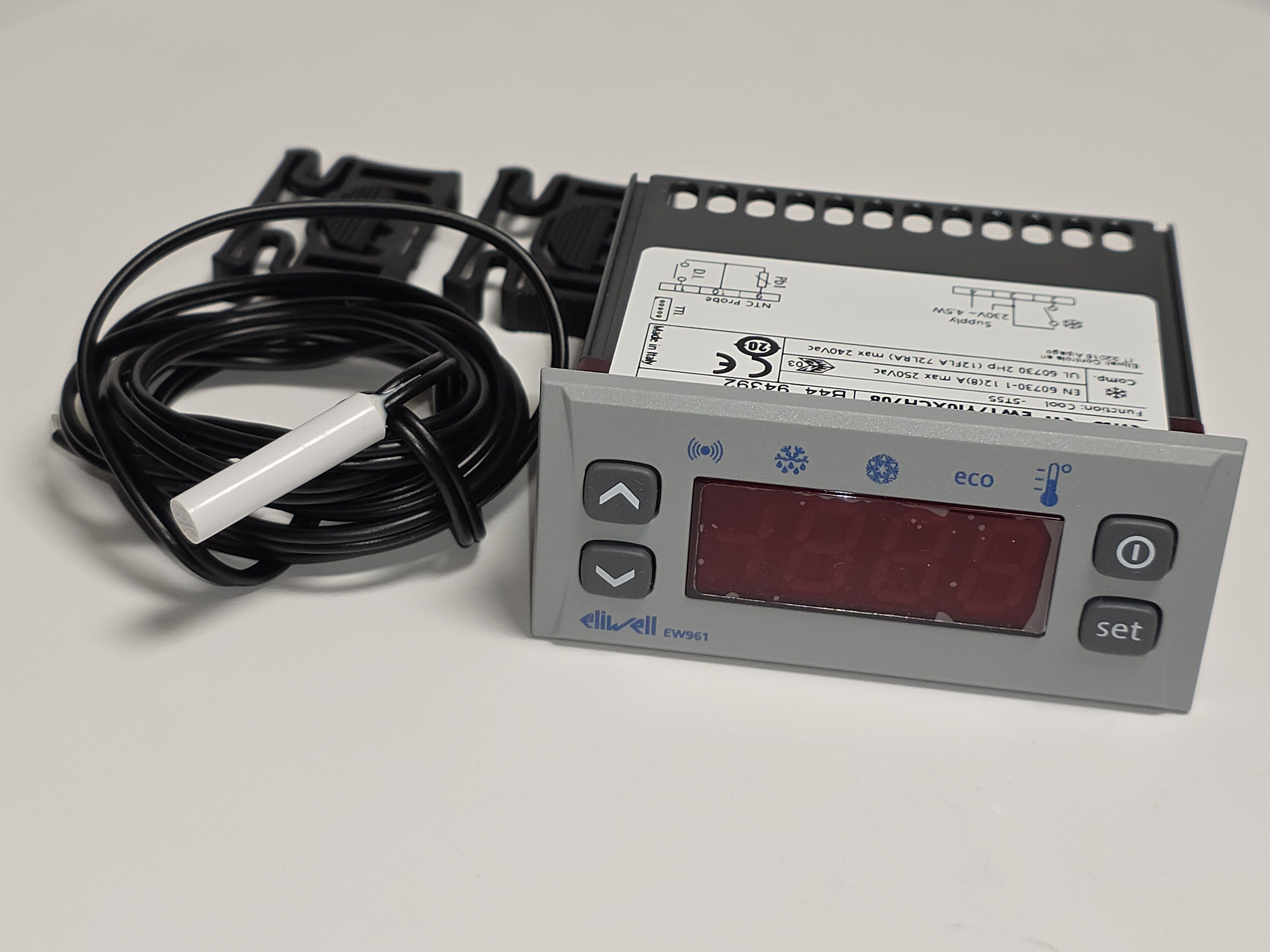 Контроллер eliwell EW961 -HS датчик-1шт Италия Серый