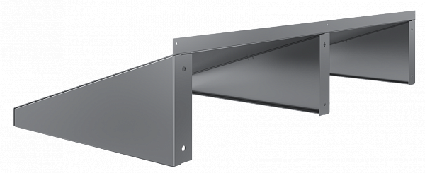 Защитный козырек-навес 2-корпуса