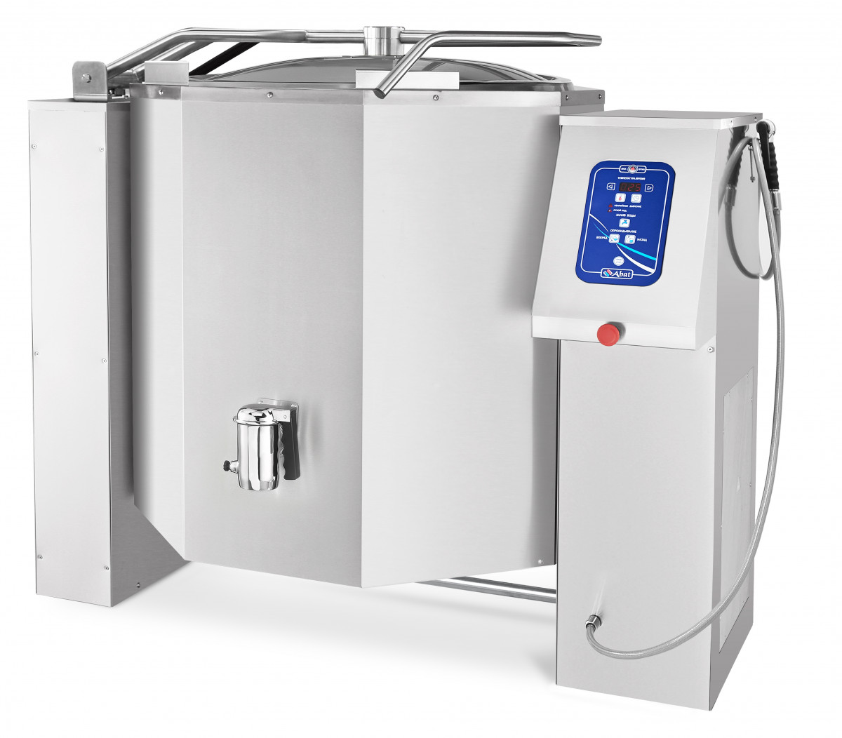 Котел пищеварочный КПЭМ-350-О со сливным краном 