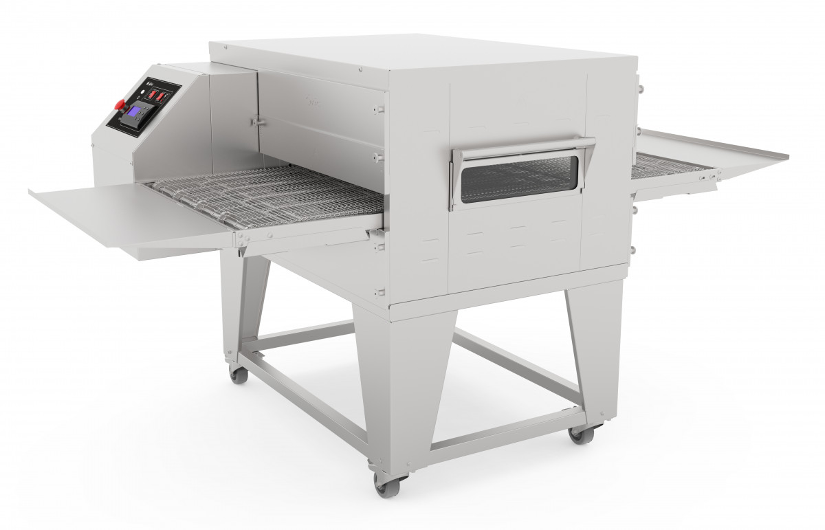 Конвейерная печь для пиццы ПЭК-600 с дверцей 