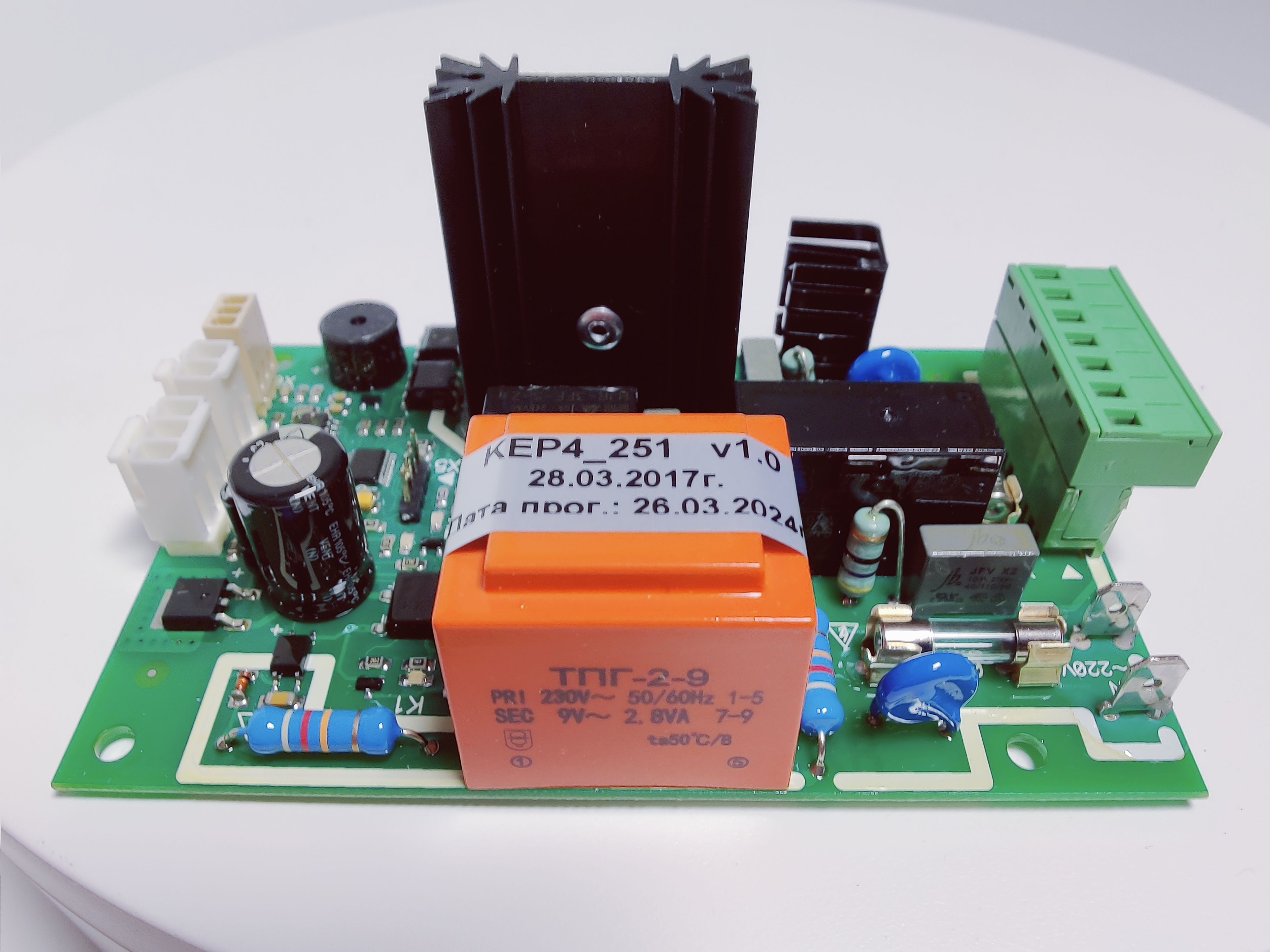 Блок управления конвекционной печи Абат с электромеханическим управлением код 61026, 61111