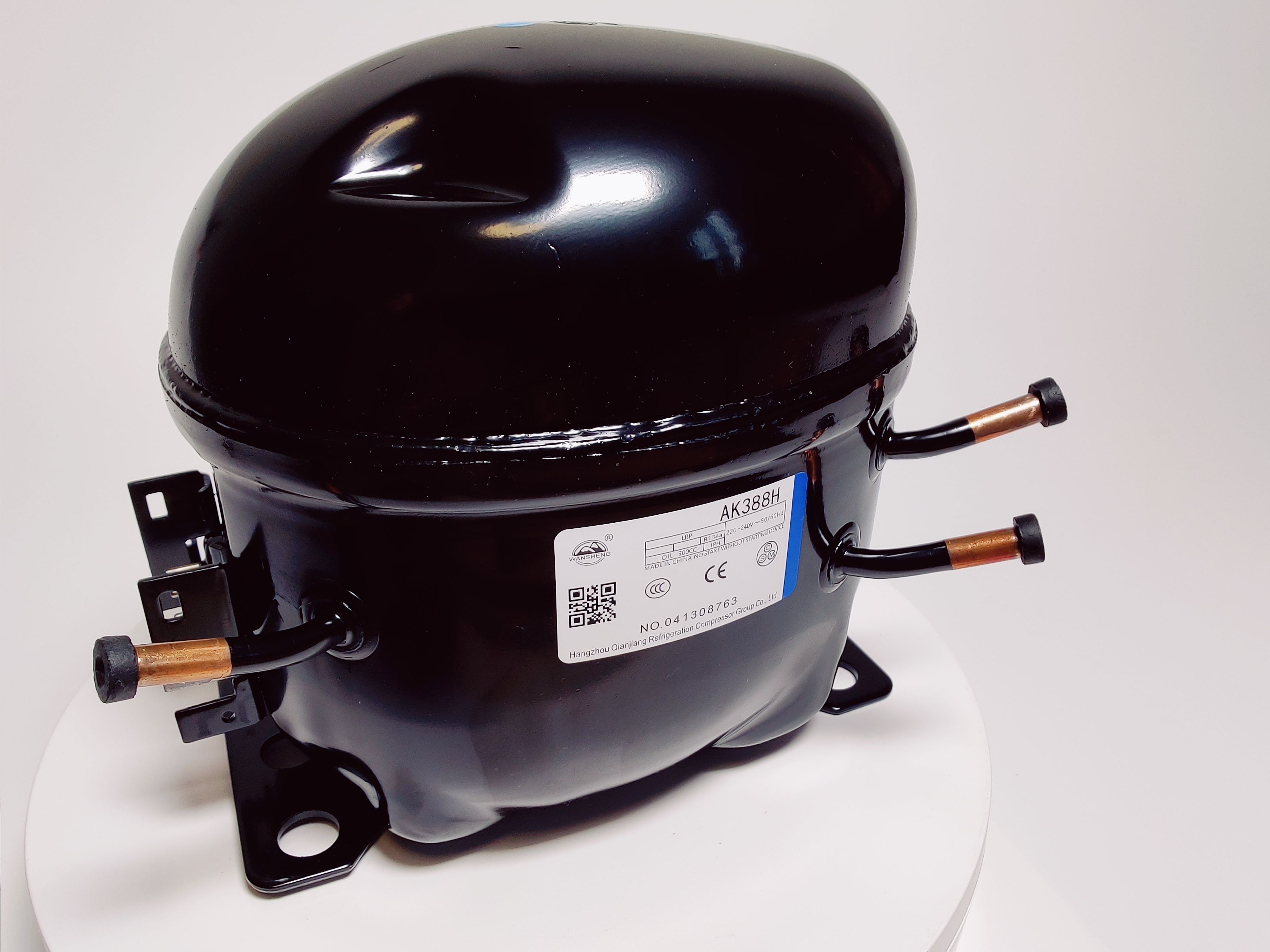 Компрессор AK388H R134a 388Вт WANSHENG низкотемп. LBP