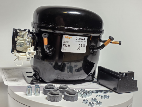 Компрессор GL90AAa R-134a CUBIGEL 224Вт Низкотемпературный LBP