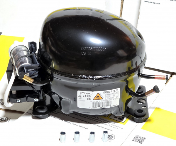 Компрессор EMX66CLC R600 Embraco 182Вт LBP