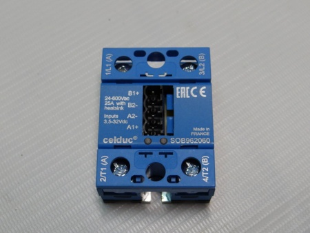 Реле твердотельное SOB962060 2х25А/400V, шт
