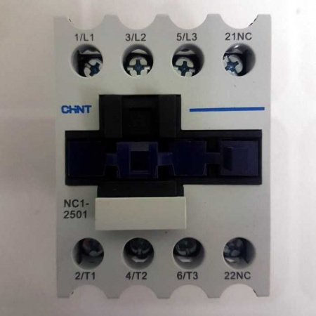 Контактор NC1-2501 25А 230В/АС3 1 НЗ 50Гц (CHINT) 220621 код 12000046236