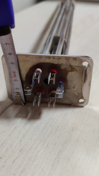 ТЭН (блок) J 230В/400В 3750Вт для ЭВК-40/1Н