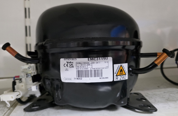 Компрессор EMC3119U R290 Embraco 236Вт LBP / MBP