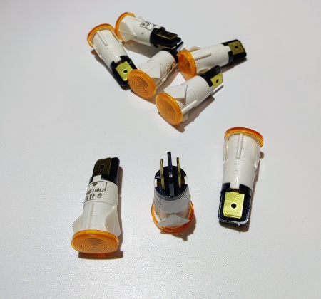 Лампа сигнальная желтая