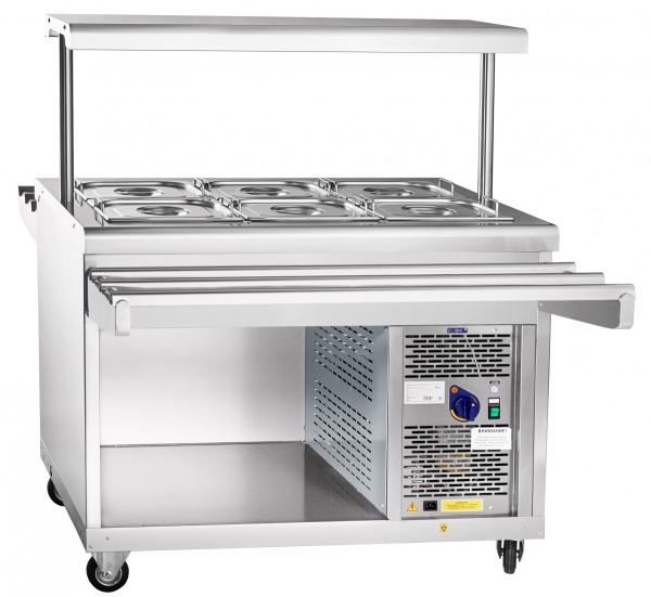 Прилавок для холодных закусок ПВВ(Н)-70ПМ-НШ передвижной 