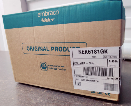 Компрессор NEK 6181 GK R404a 1094Вт MBP Embraco Aspera код 957MA51M1AJ (NEK6181GK)