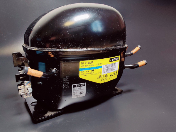 Компрессор NL7.3MF (R134A) MBP Среднетемпературный (Secop) код 105G6772