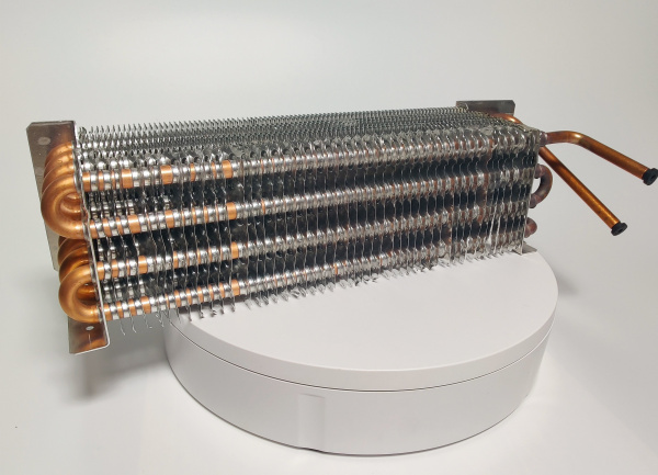 Батарея испарителя CM-105, CM-107 POLAIR код 2903064d вывод трубок слева (4*4*300, квадр.)