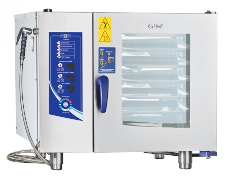 Пароконвектомат ПКА 6-1/1ВМ2 (лицо нерж.) 