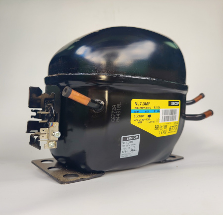 Компрессор NL7.3MF (R134A) MBP Среднетемпературный (Secop) код 105G6772