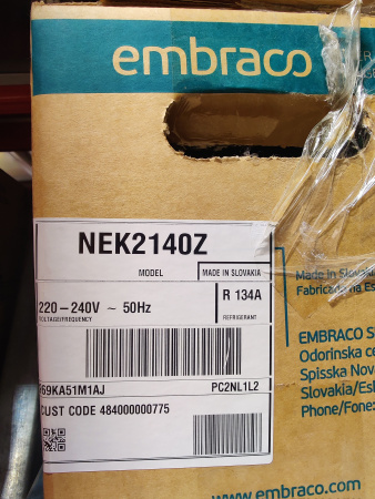 Компрессор NEK2140Z R134a 438Вт LBP Embraco Aspera код 269KA51M1AJ