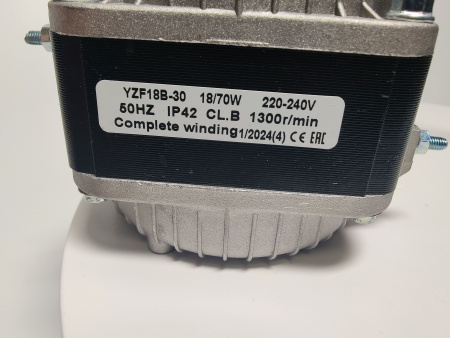 Микродвигатель YZF18B-30 (YZF 18-30) 220-240V 50Гц, 18/70Вт Частота вращения 1300 об/мин