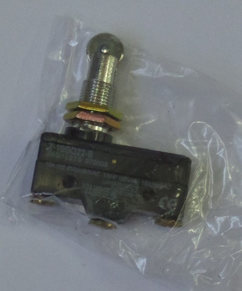 Микропереключатель 3С15АON-(ON)d12ролSF-6043 (заказ1728)