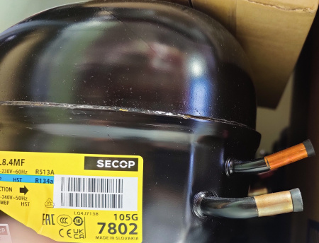 Компрессор NL8.4MF Secop (R134A, MBP) 818Вт код 105G7802