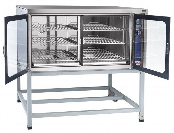 Шкаф расстоечный ШРТ 6-ЭШ-01 (с крышей и подставкой) 