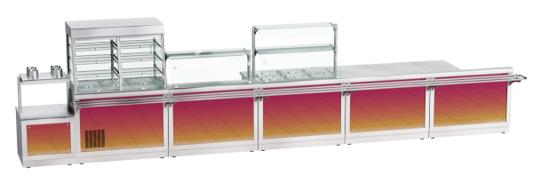 Прилавок для горячих напитков ПГН-70Х-02 