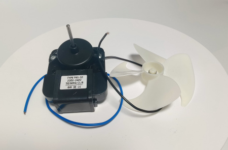 Вентилятор Стинол F61-10, ДАО 75-0,5-3Л (шток 28мм D-3мм) 6Вт в комплекте с крыльчаткой