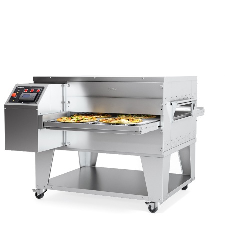 Конвейерная печь для пиццы ПЭК-800/2 с дверцей 