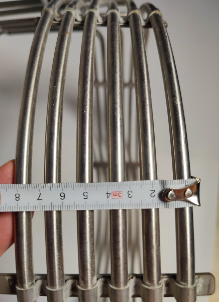 ТЭН-Б3-9000W тэн в камеру пароконвектомата ПКА-6, артикул 120000060012