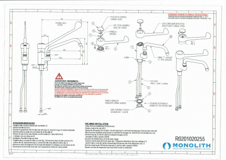 Смеситель MONOLITH R 0201020255 Италия