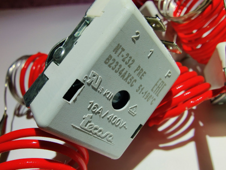 Терморегулятор NT232PRE 190*C рабочий TECASA (ЭФК, ГФК) код 120000060712