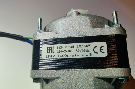 Микродвигатель YZF16-25, 16Вт Частота вращения 1300об/мин