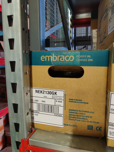 Компрессор NEK2130GK R404a 399Вт Embraco Aspera код 958BA51M1AJ