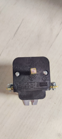 Переключатель ППКП (ТПКП 25А) для кухонных плит (алюминий) с ручкой код 120000006424