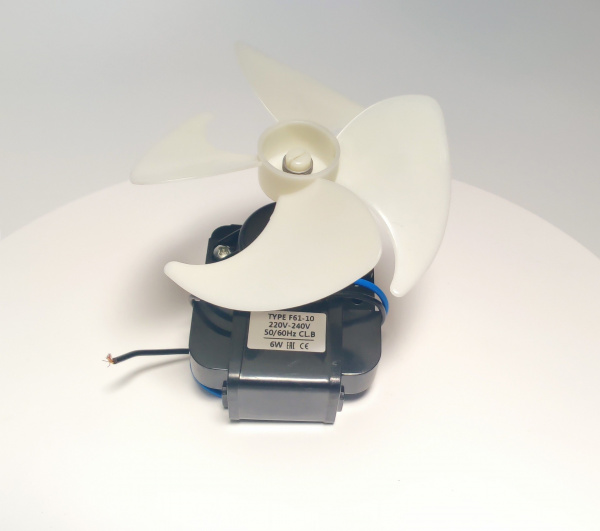 Вентилятор Стинол F61-10, ДАО 75-0,5-3Л (шток 28мм D-3мм) 6Вт в комплекте с крыльчаткой