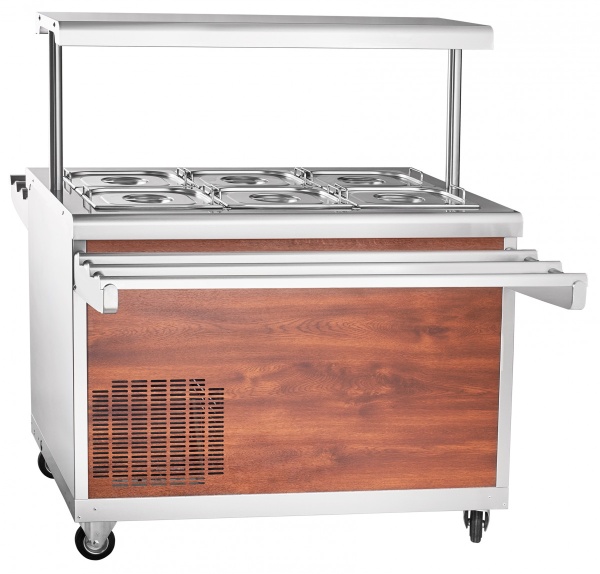 Прилавок для холодных закусок ПВВ(Н)-70ПМ-НШ передвижной 
