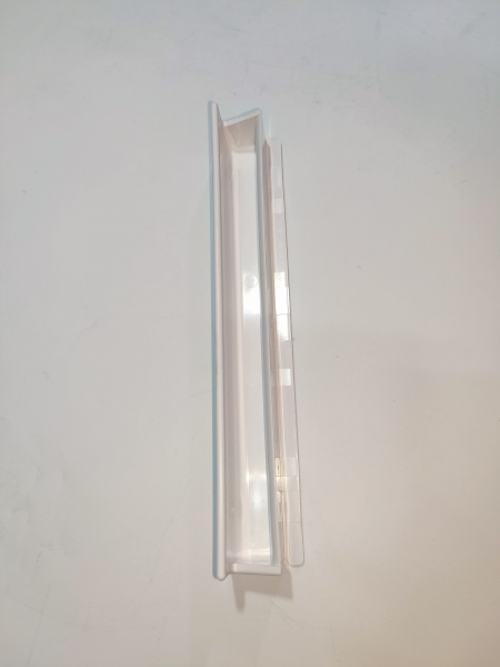 Ручка Polair шкафа холодильного код 2643093d после 2019г. цвет белый