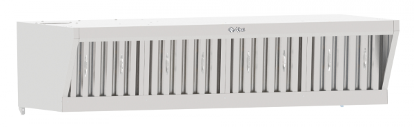 Зонт вытяжной встраиваемый ЗВВ-1500П с пароконденсатором 