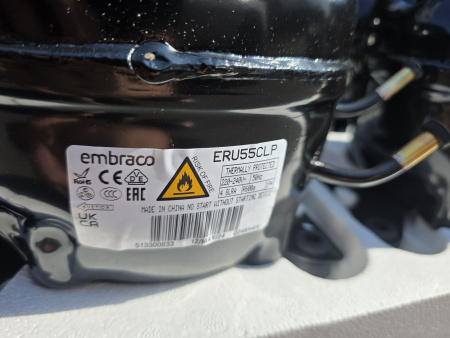Компрессор ERU 55 CLP R600a 160Вт Низкотемпературный LBP Embraco Aspera