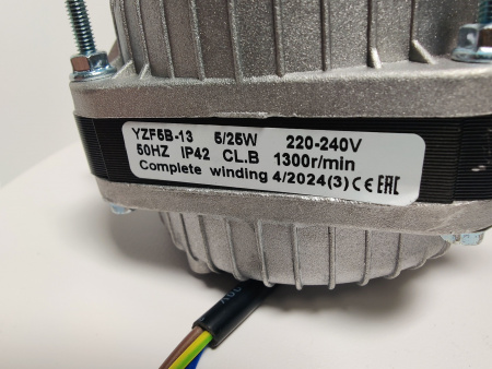 Микродвигатель YZF5B-13 (YZF 5-13) 220-240V 50Гц, 5/25Вт Частота вращения: 1300об/мин