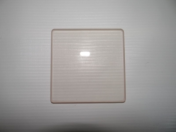 Стекло термостойкое 85*85*4мм, шт