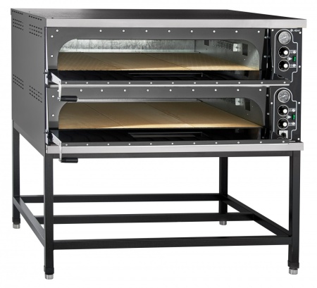 Печь электрическая для пиццы ПЭП-6х2 (двухярусная на подставке) 