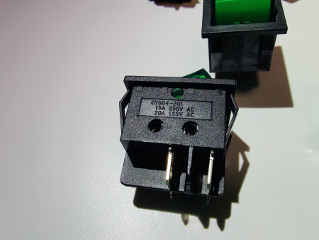 Переключатель SС 767 (4) (зеленый) код 120000006584 Абат (ШРТ-16, ПВВ)