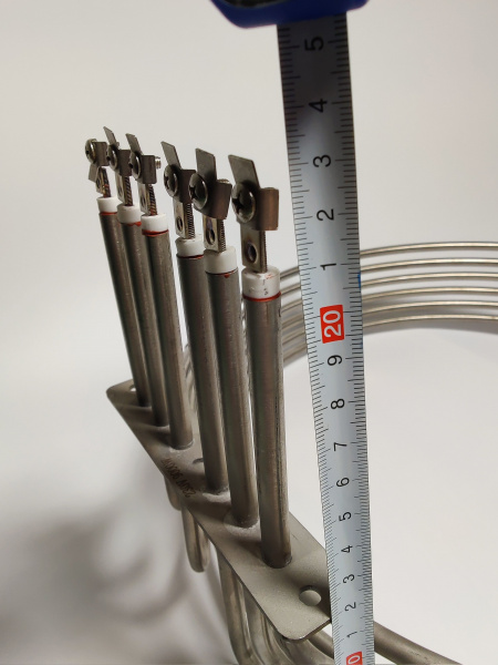 ТЭН-Б3-9000W тэн в камеру пароконвектомата ПКА-6, артикул 120000060012